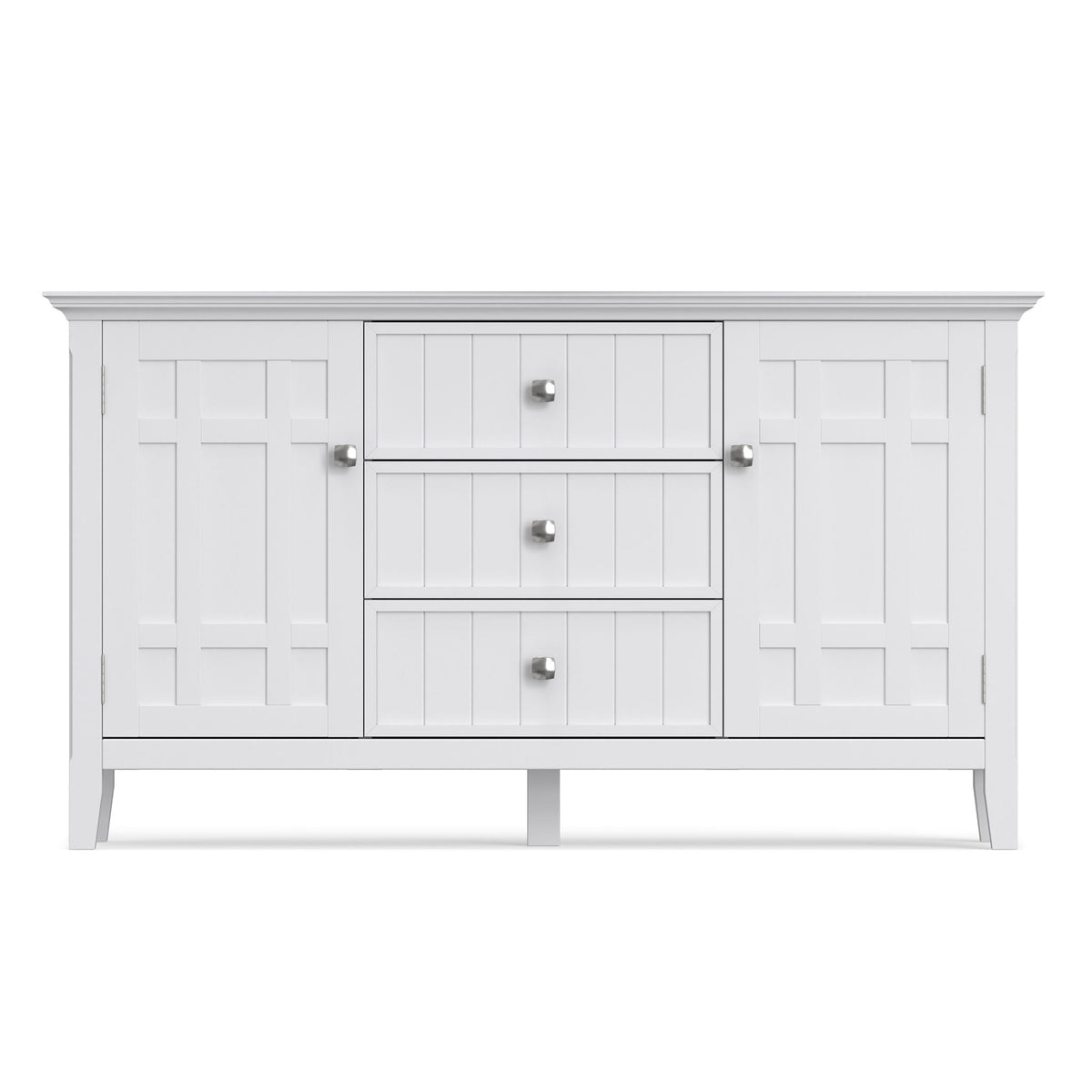 White sideboard buffet with adjustable storage, 54 in wide, HouseOfZazla on Tampa Home & Garden Store