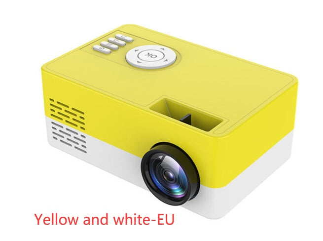Gift Home Entertainment Projector handheld mini LED projector Sell My Stuff, yellow/white on Tampa Home & Garden Store