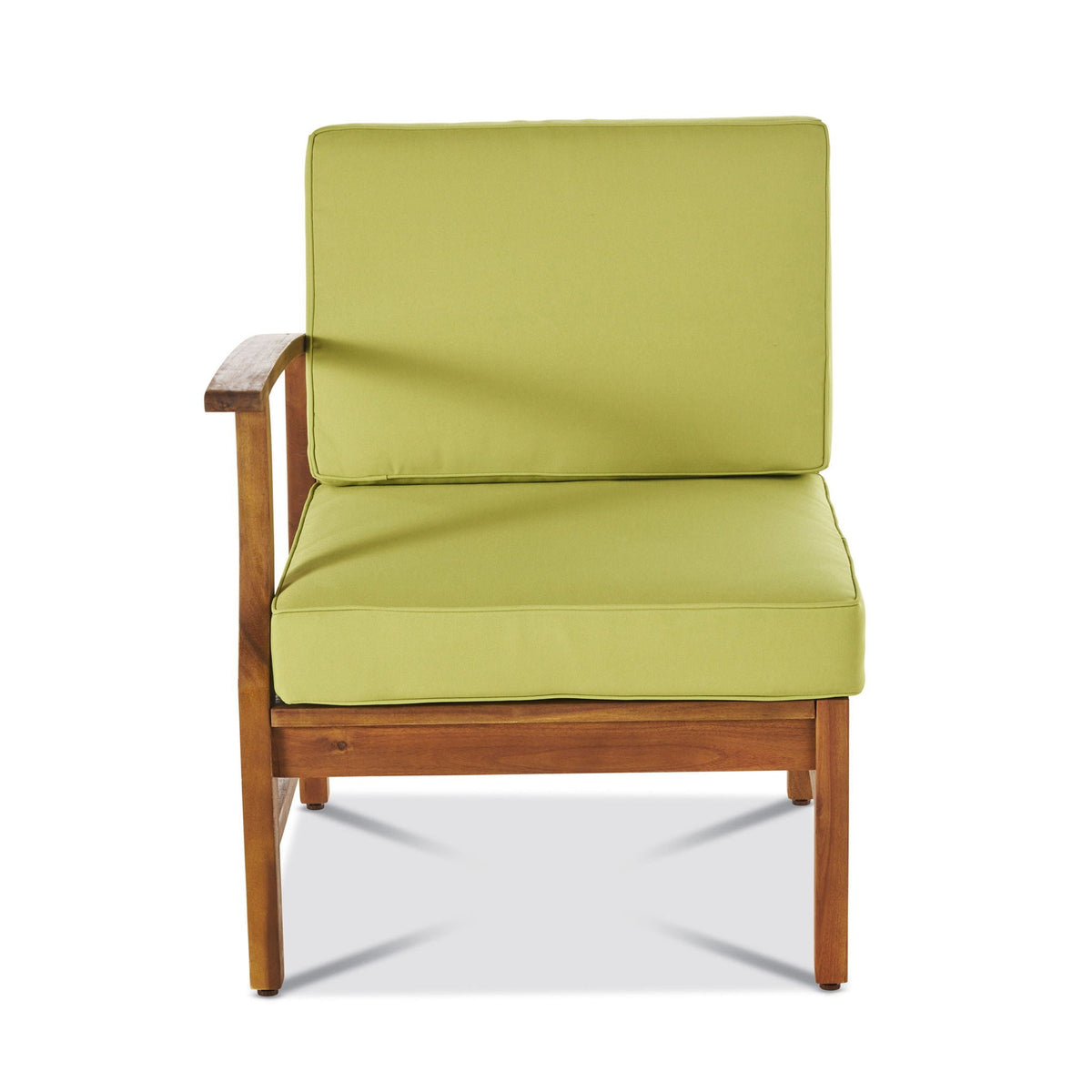 the Perla Acacia Wood Patio Armchair for Outdoors