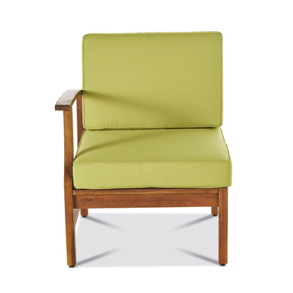 the Perla Acacia Wood Patio Armchair for Outdoors