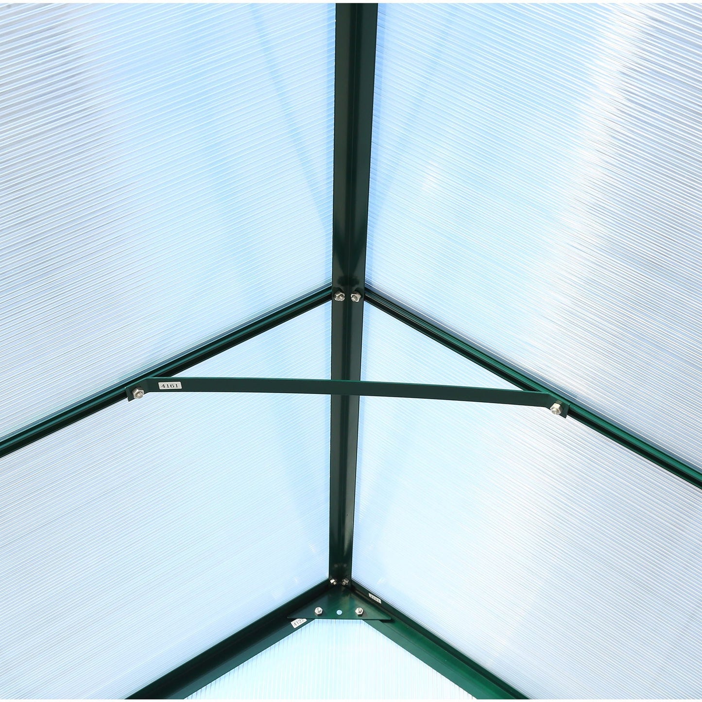 Heavy Duty Polycarbonate Greenhouse Kit and Door
