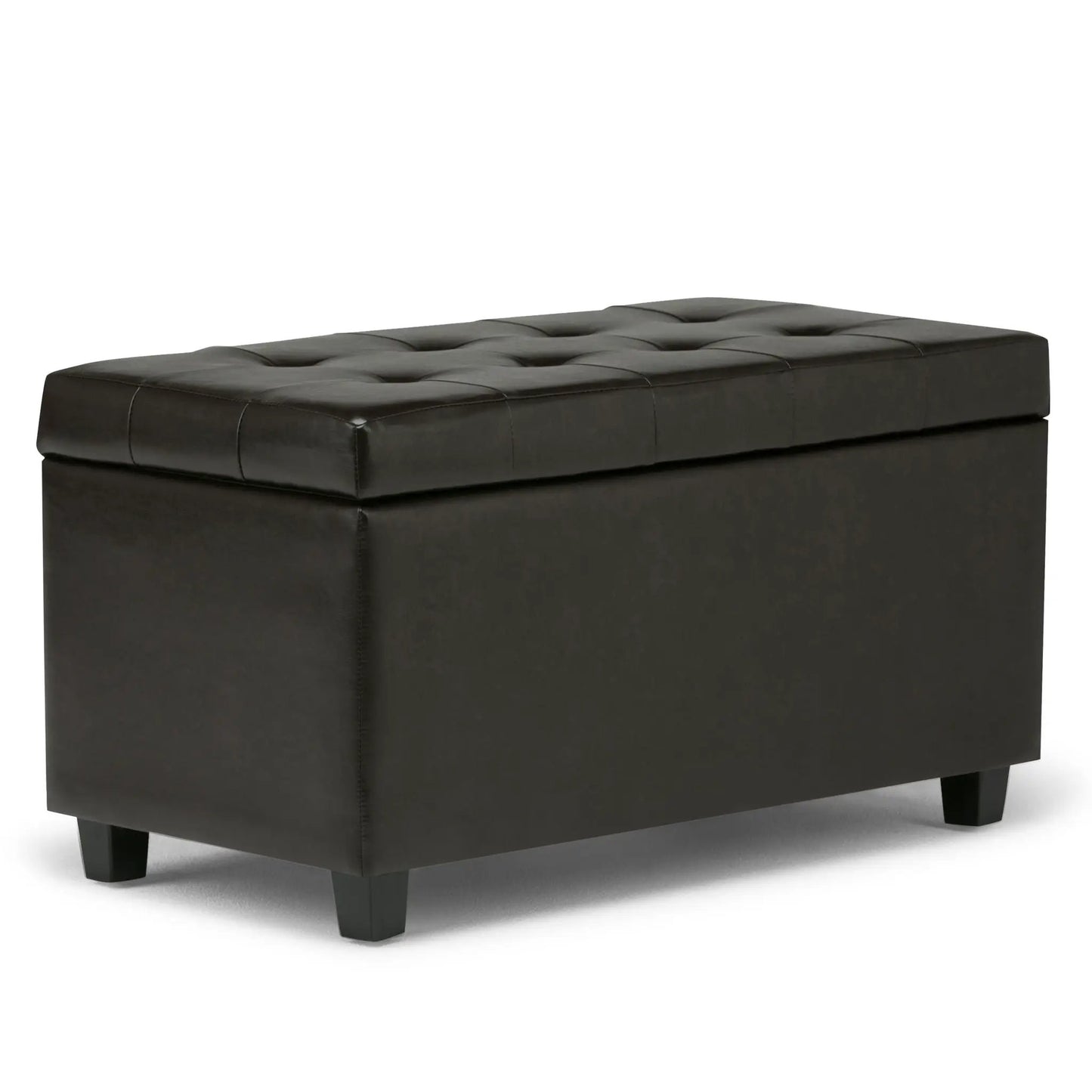 Cosmopolitan Upholstered Storage Ottoman Bench