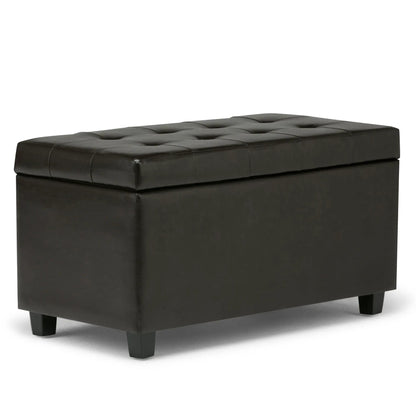 Cosmopolitan Upholstered Storage Ottoman Bench