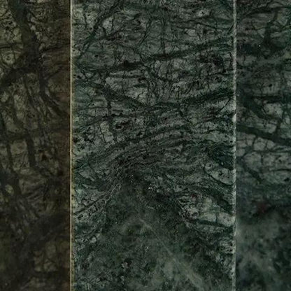 Keegan green marble table lamp close-up with dark veining by Unique Piece Furniture on Tampa Home & Garden Store