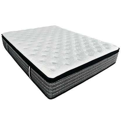 Queen Premium Hybrid Mattress and A Plush Gel Top
