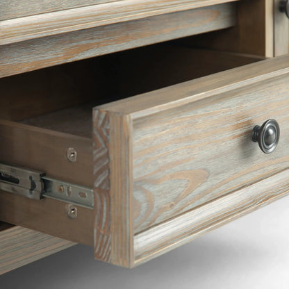 Amherst Wide TV Media Stand with Solid Wood