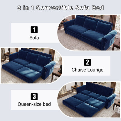 3 In 1 Convertible Sleeper and King Lounger