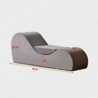 Solace Chaise Lounge Chair with Ergonomic Foam