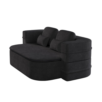 Foldable Sofa Bed with a Multi Functional Blanket