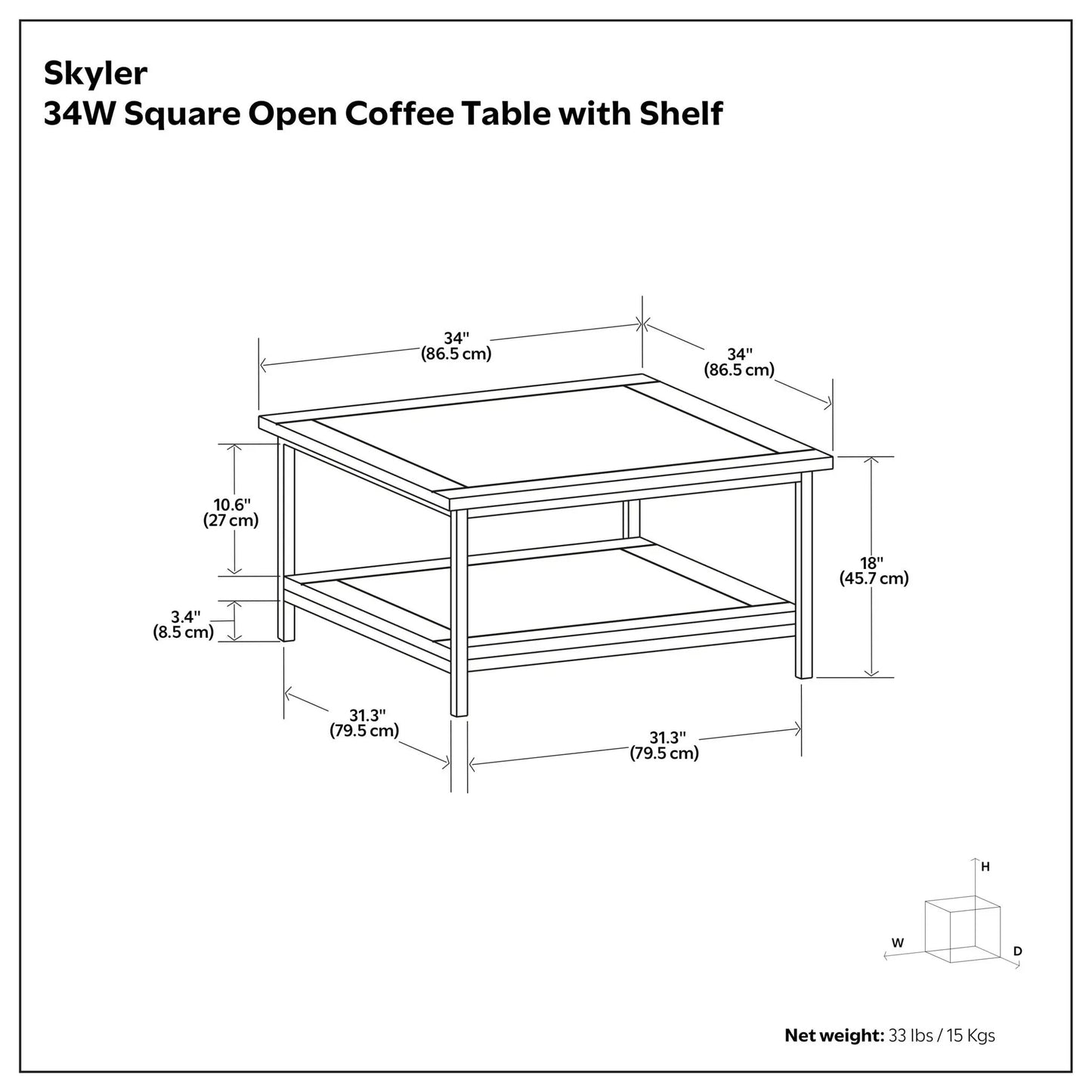 Skyler Solid Mango Wood Table and Metal Base