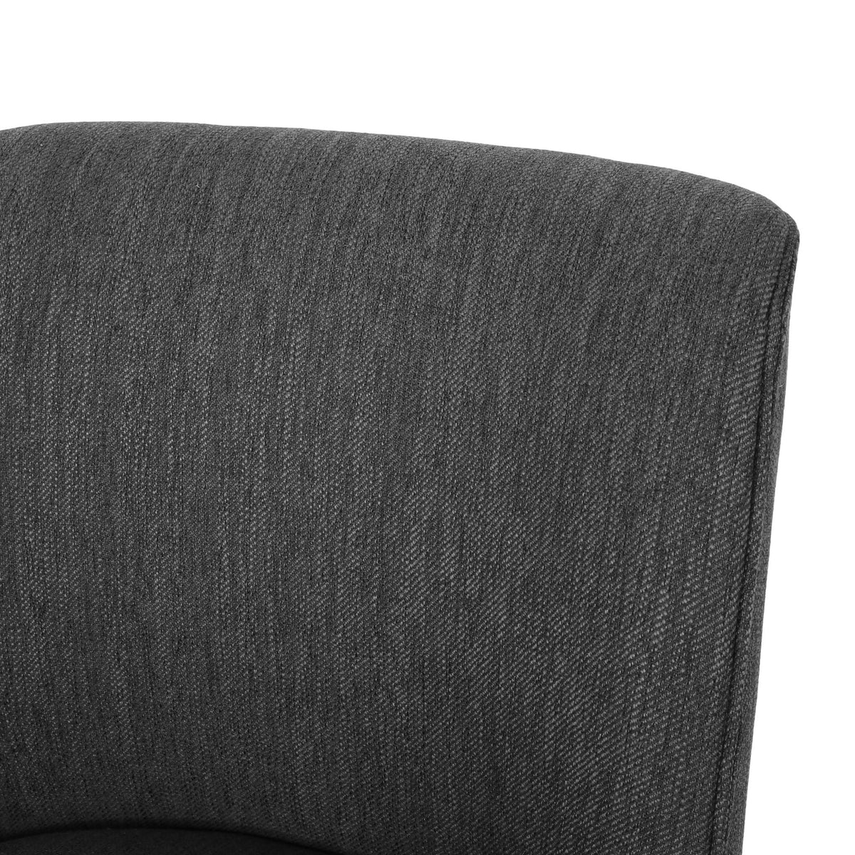 Dining chair set dark gray textured fabric upholstery set of 2 HouseOfZazla on Tampa Home & Garden Store
