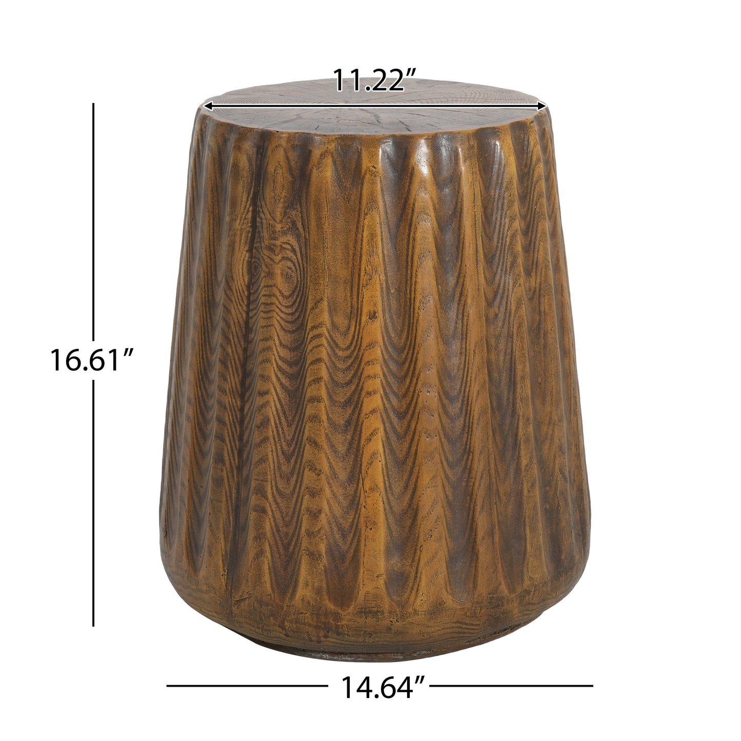 Rustic Tree Stump Outdoor and Indoor Table