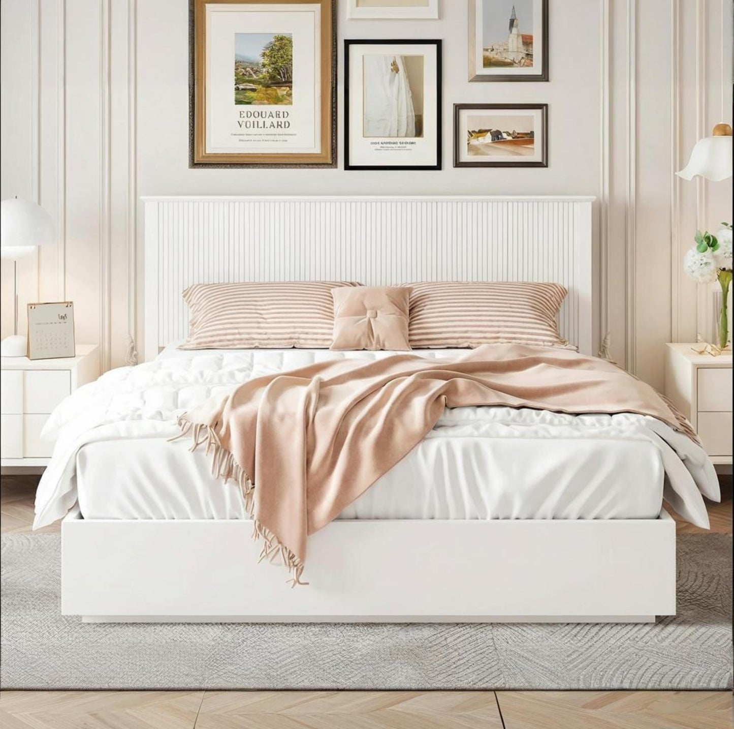 King Size Solid Wood Bed Frame and Comfort