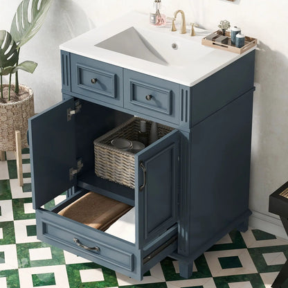 Bathroom Vanity with Sink and Storage Cabinet