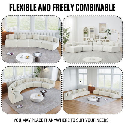 Symmetrical Modular Sofa And Piano Key Design