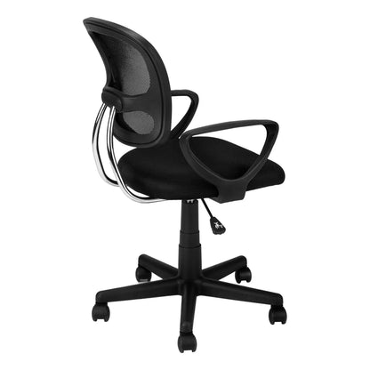 Office chair black mesh, adjustable-height, swivel with armrests by Unique Piece Furniture on Tampa Home & Garden Store