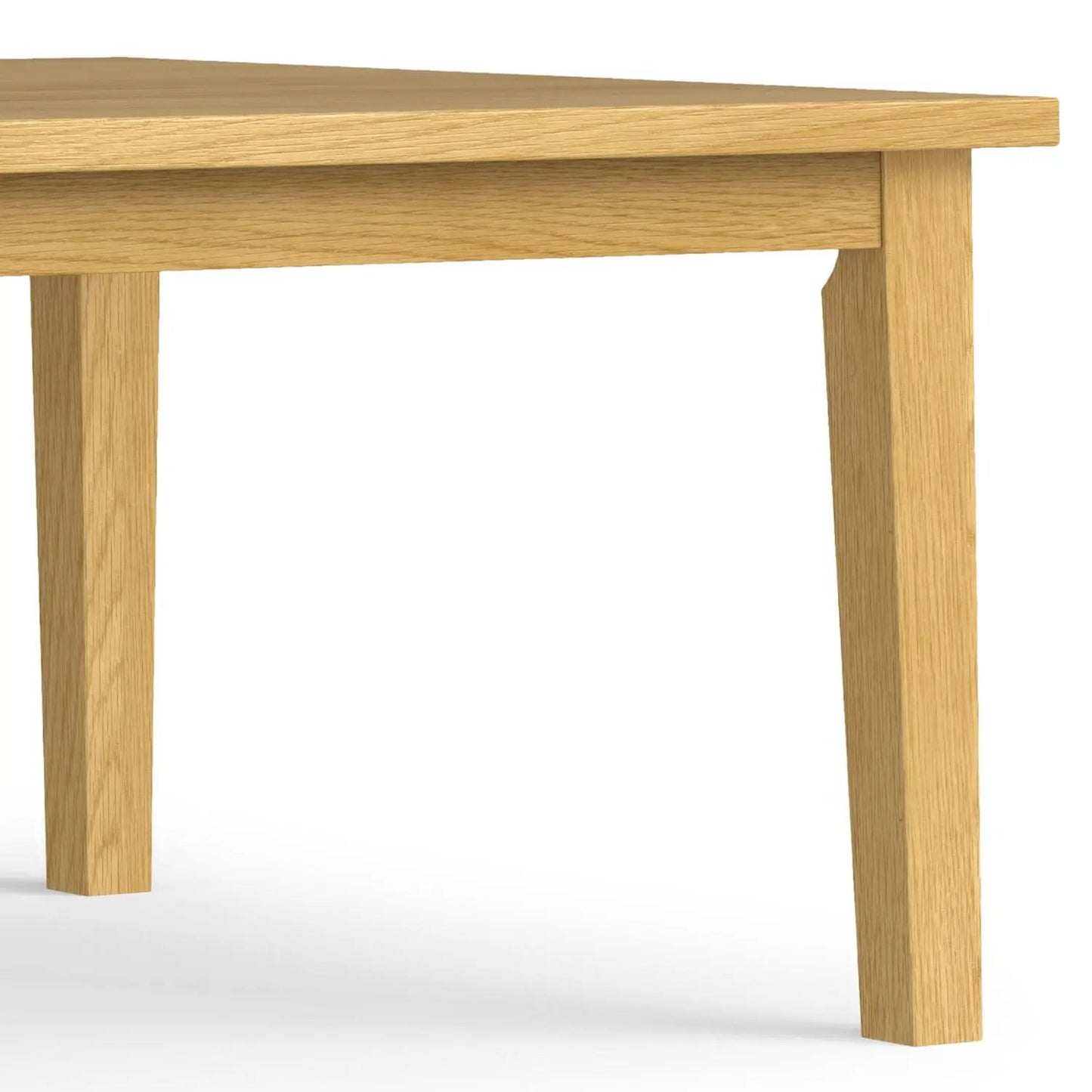 Eastwood Handcrafted Dining Table, natural oak finish, solid wood legs by Unique Piece Furniture on Tampa Home & Garden Store