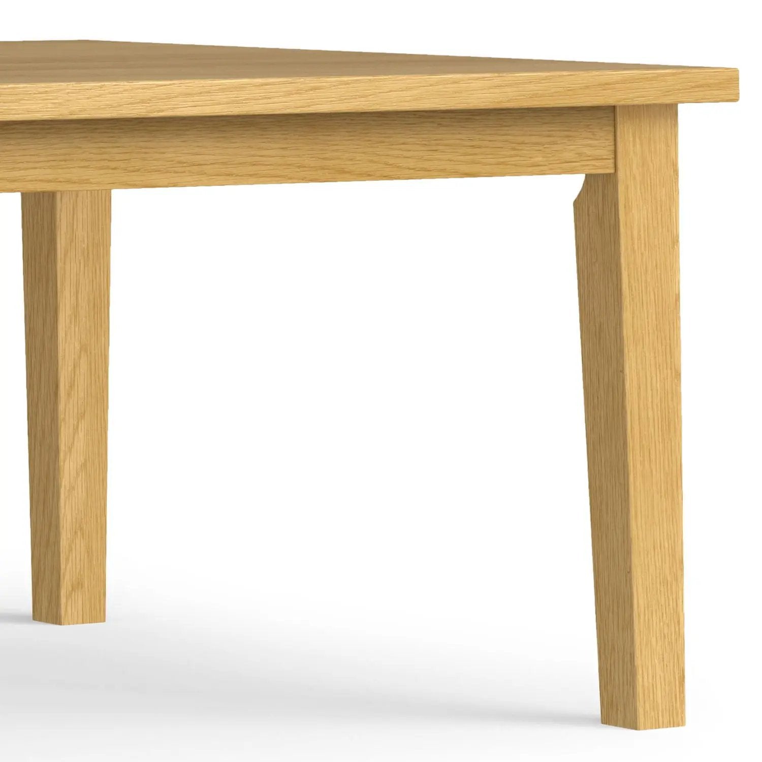 Eastwood Handcrafted Dining Table, natural oak finish, solid wood legs by Unique Piece Furniture on Tampa Home & Garden Store