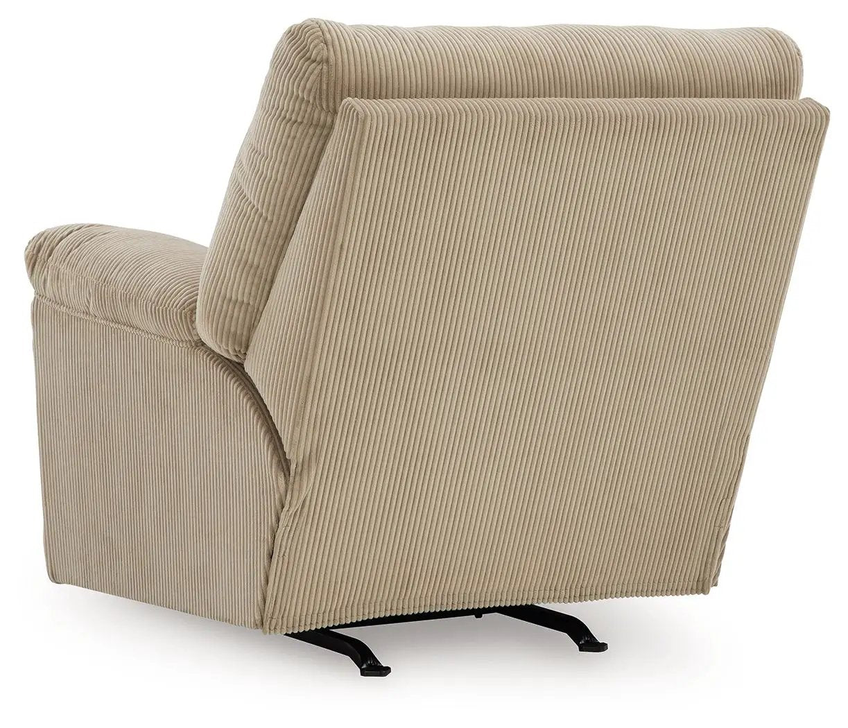 SimpleJoy Rocker Recliner beige corduroy by Unique Piece Furniture on Tampa Home & Garden Store