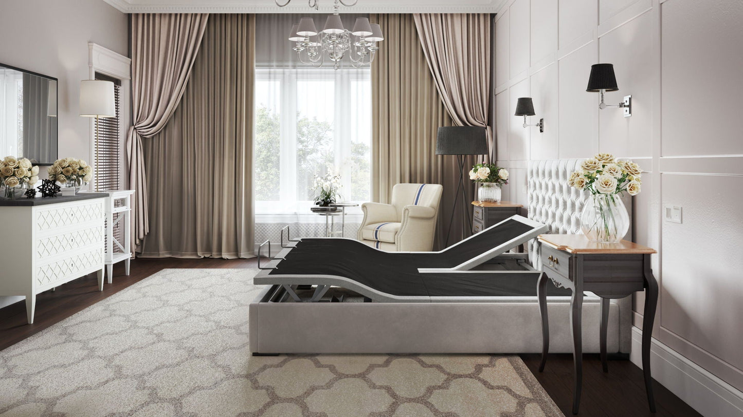 Adjustable Bed Base With Head and Foot Memory