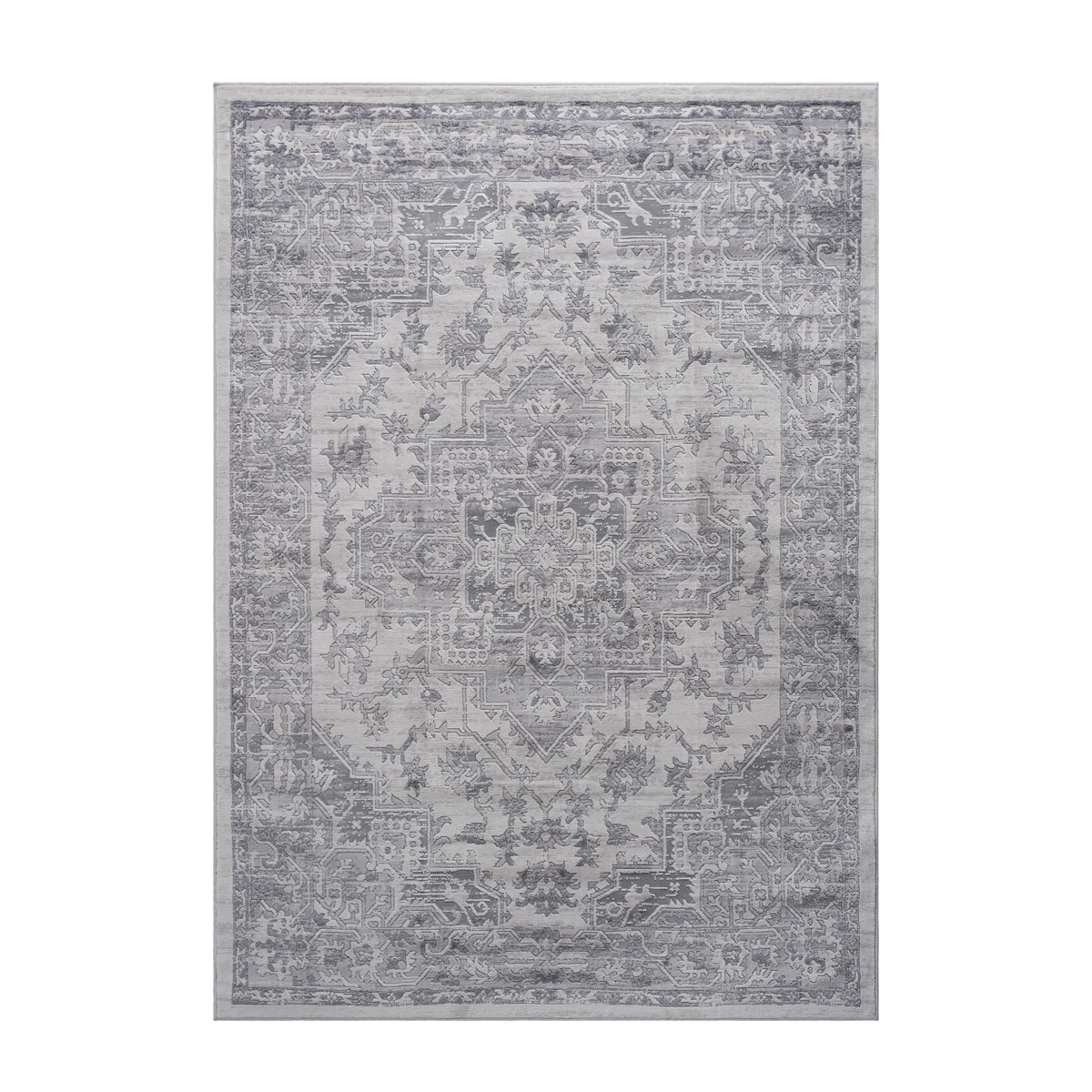 Marfi Collection stain resistant area rug gray pattern HouseOfZazla rug on Tampa Home & Garden Store