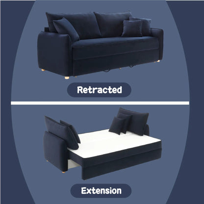 Irina Pull Out Sleep Sofa With Storage Unit