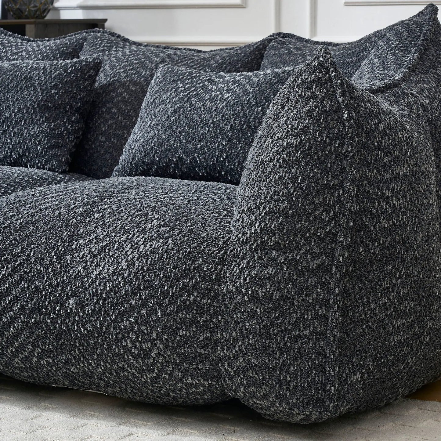 Comfortable Dual Beanbag Chair and Foam Core