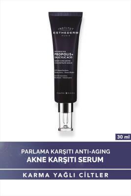 Institut Esthederm Propolis + Salicylic Acid Acne Serum in black 30 ml tube for acne-prone skin on Tampa Home & Garden Store