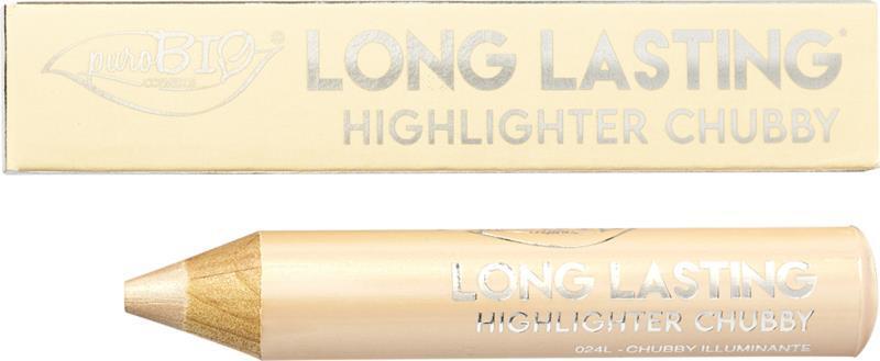 Purobio Long Lasting Highlighter Chubby pencil, golden shimmering finish, Beauty Care Bag box on Tampa Home & Garden Store