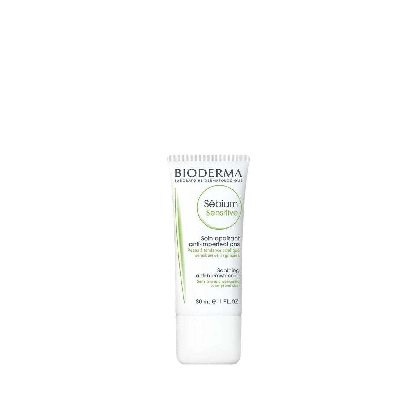 Bioderma Sebium Sensitive face cream tube, 30 ml, soothes blemishes on sensitive skin on Tampa Home & Garden Store
