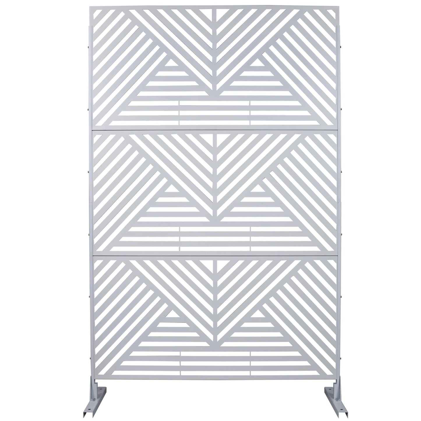 Freestanding Metal Privacy Screen and Stand