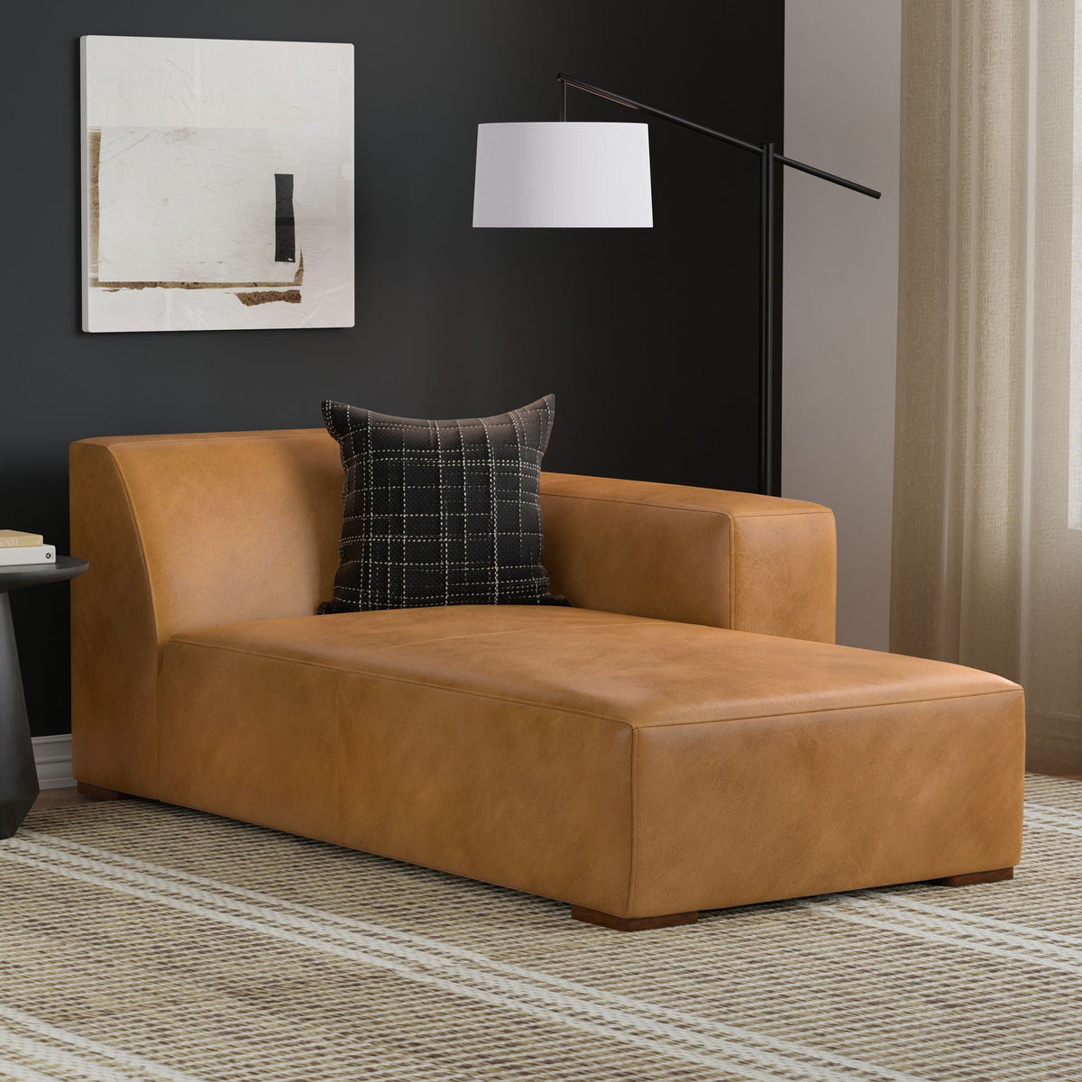 Rex Modern Asymmetrical Chaise Sofa Module