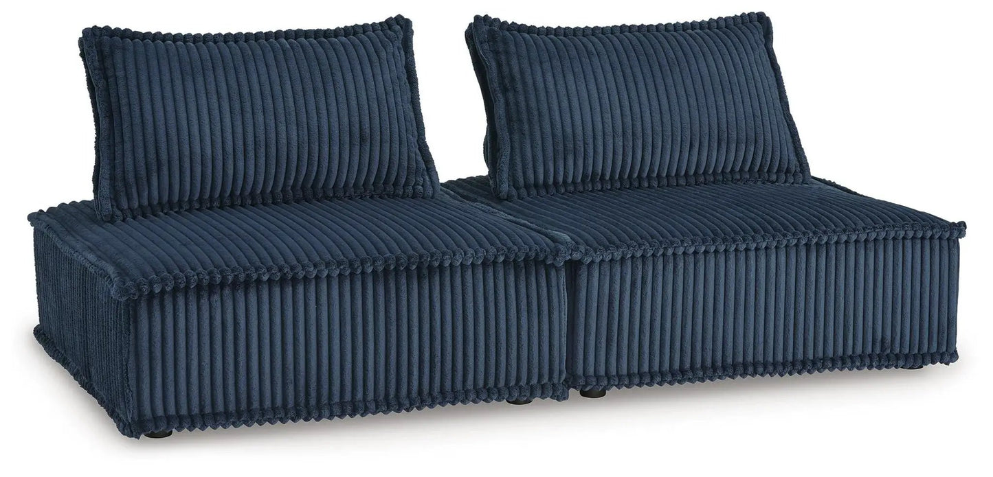 Bales Sectional sofa navy corduroy fabric by Unique Piece Furniture on Tampa Home & Garden Store