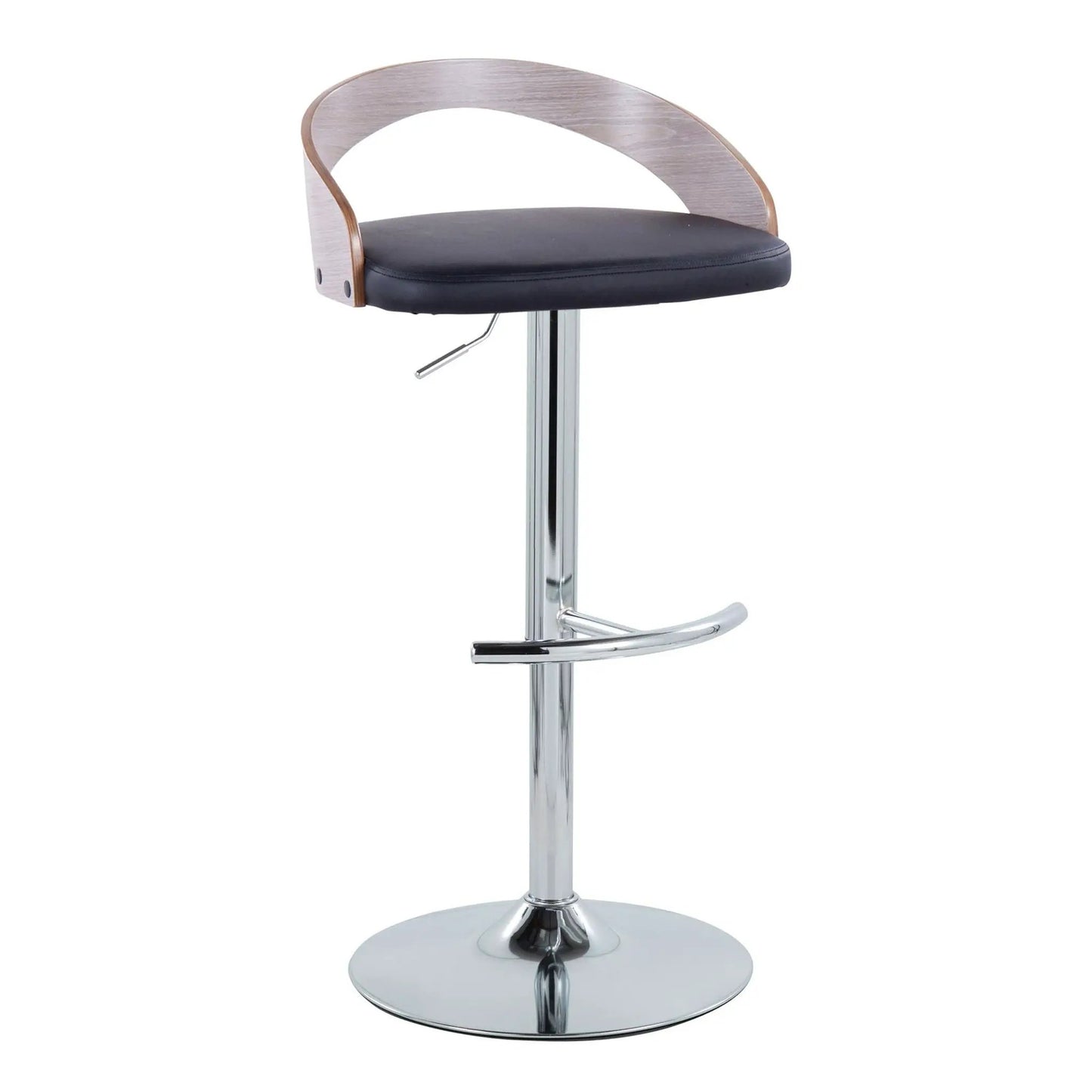 Grotto Adjustable Barstool with Swivel Footrest