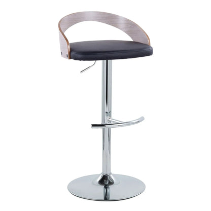 Grotto Adjustable Barstool with Swivel Footrest