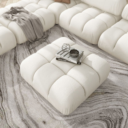 Bubble Modular Modern Cocktail Ottoman by HouseOfZazla in white foam, coffee table ottomans on Tampa Home & Garden Store
