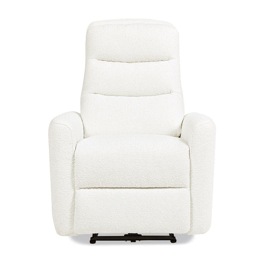 Bloomy High Back Power Recliner Motion Chair chiffon white recliner on Tampa Home & Garden Store