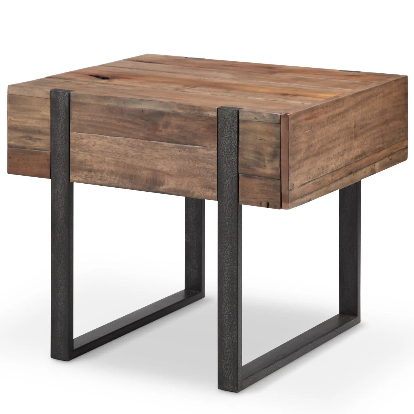 Prescott Modern Reclaimed Wood End Table
