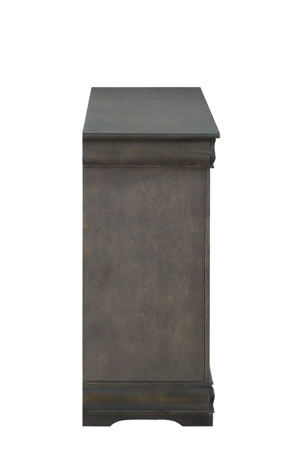 Louis Philippe bedroom dresser, dark wood finish, sleek design by Unique Piece Furniture on Tampa Home & Garden Store