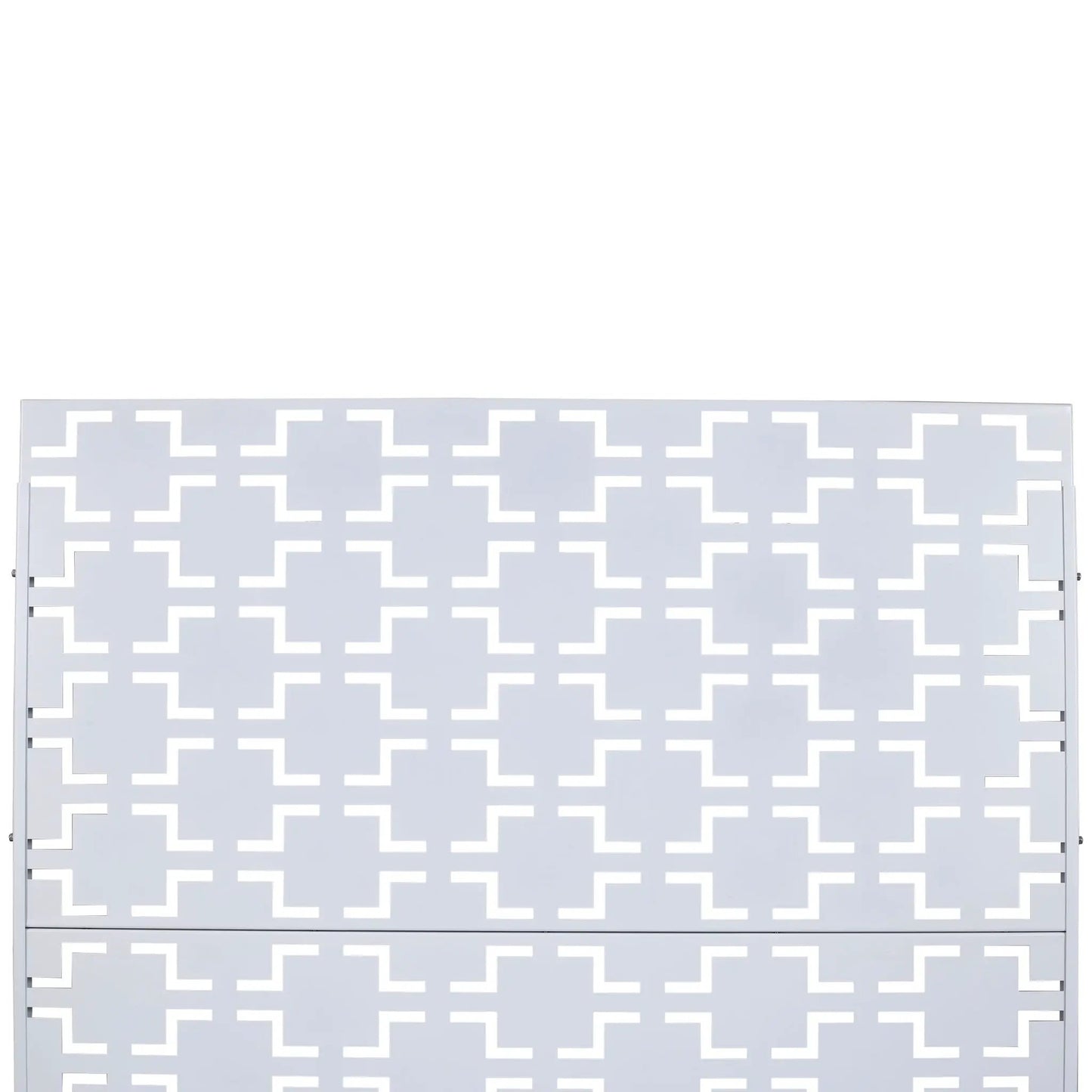 Outdoor & Indoor Metal Privacy Freestanding Decorative Screen gray metal Unique Piece Furniture on Tampa Home & Garden Store