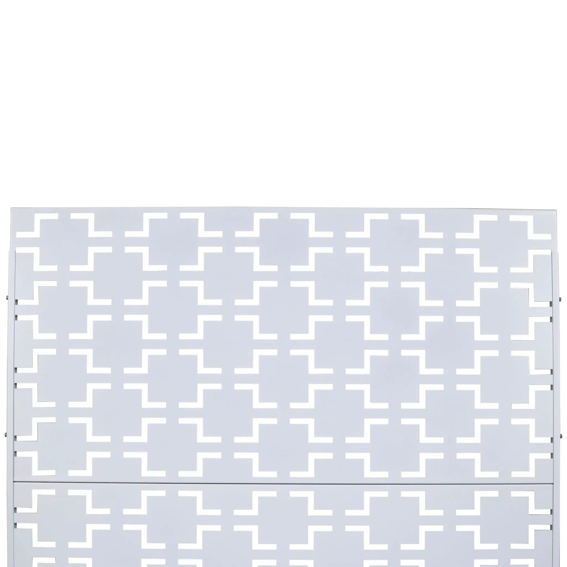 Outdoor & Indoor Metal Privacy Freestanding Decorative Screen gray metal Unique Piece Furniture on Tampa Home & Garden Store