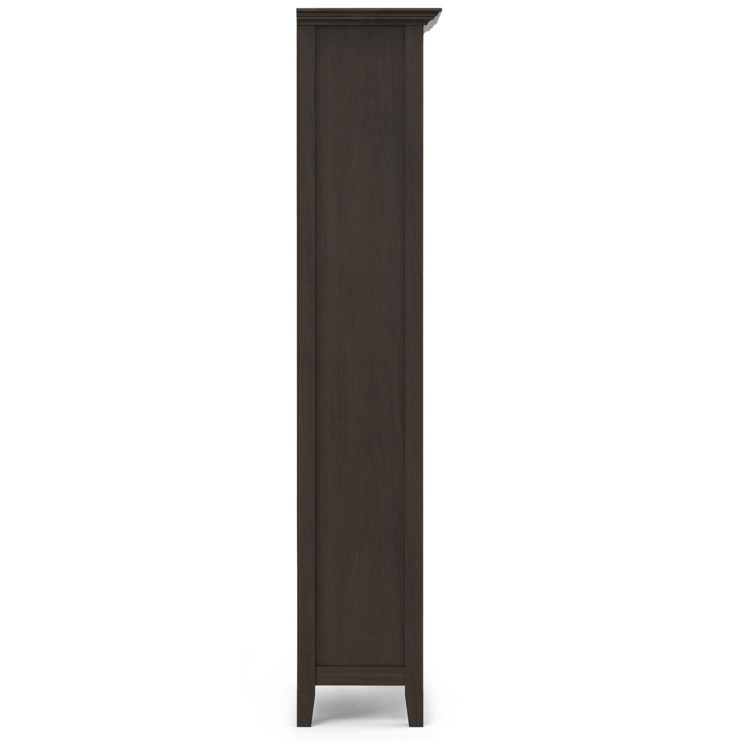 Amherst Five Shelf Bookcase Handcrafted Wood