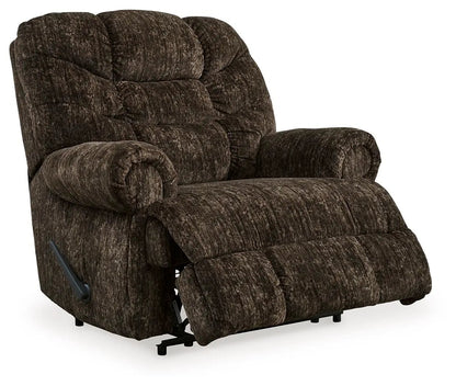 Movie Man Large Wall Recliner in Plush Upholstery