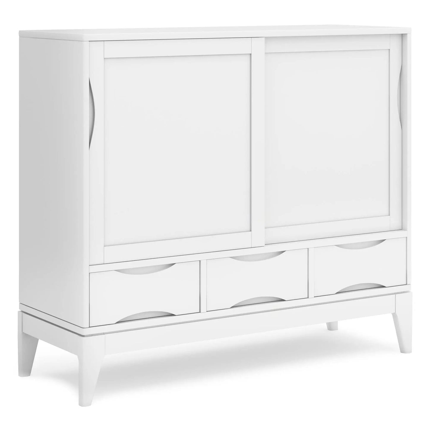 Harper Handcrafted Rubberwood Storage Cabinet