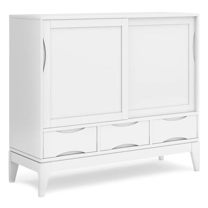 Harper Handcrafted Rubberwood Storage Cabinet