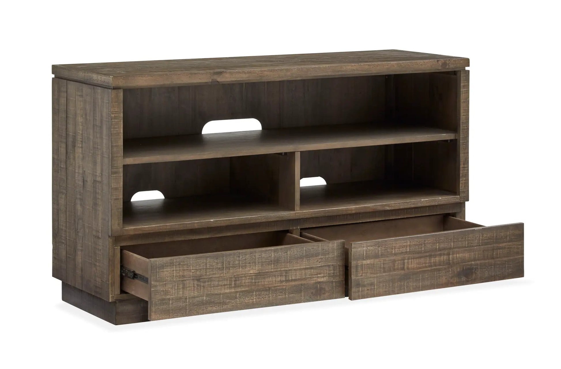 Baisden console sofa table tobacco finish with shelf and drawers by Unique Piece Furniture on Tampa Home & Garden Store