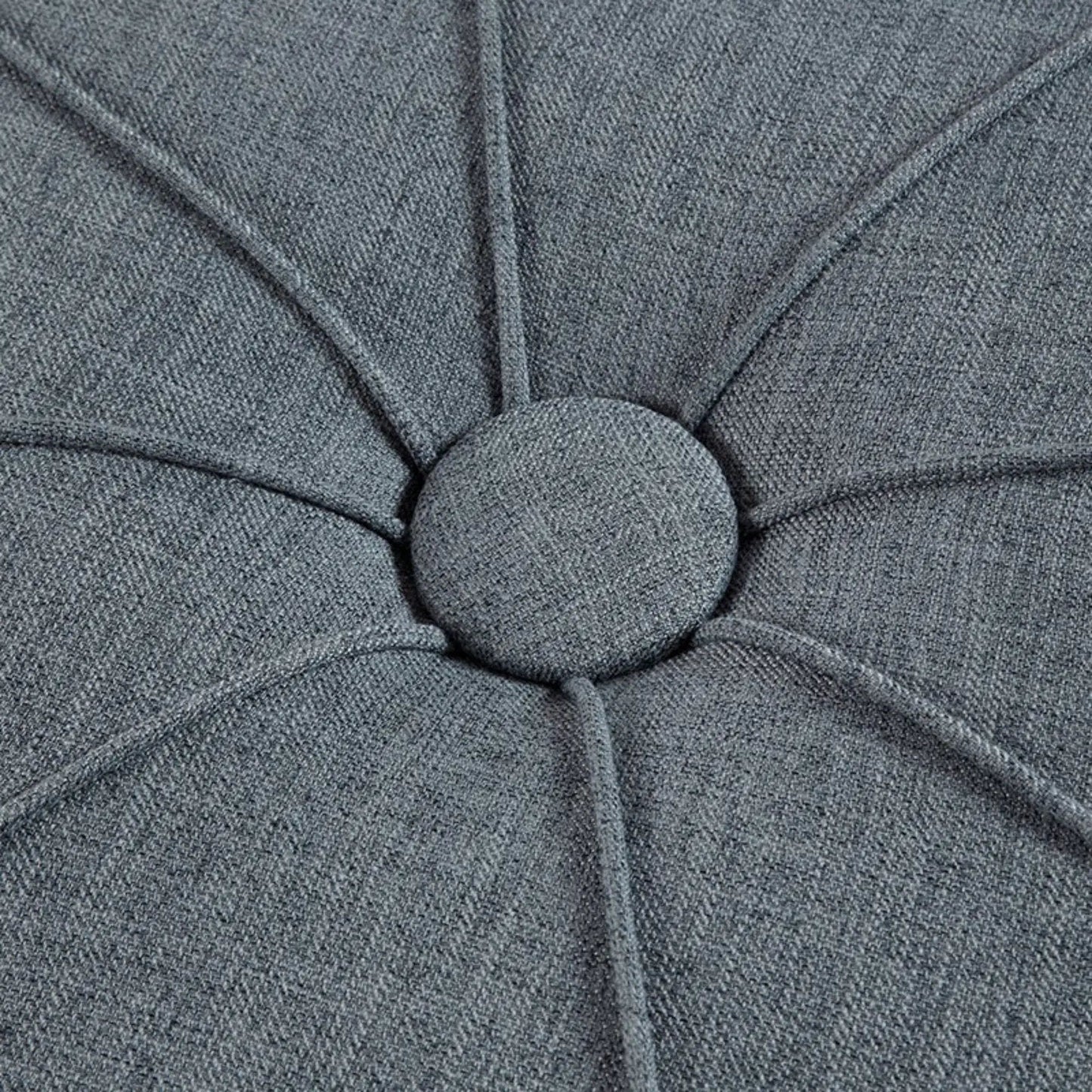 Modern Style Cocktail Ottoman with Tufted Center