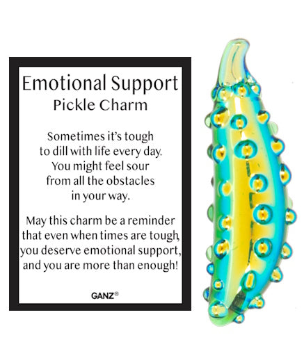 Emotional Support Pickle Charm