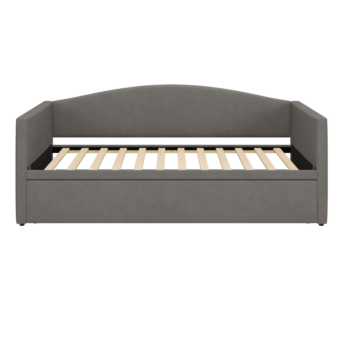Upholstered Daybed with a Pop Up Trundle Sofa
