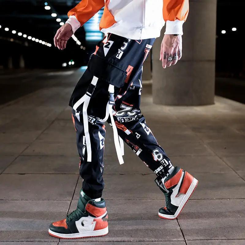 Men's Cropped Loose Overalls and Casual Pants